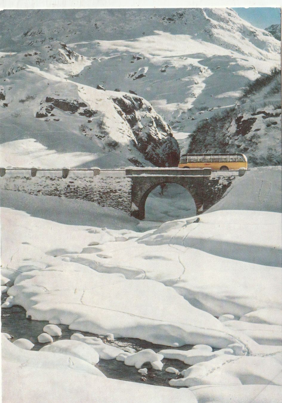 Ansichtskarten: Postauto am Julierpass – Gebraucht aus Lumbrein von made02