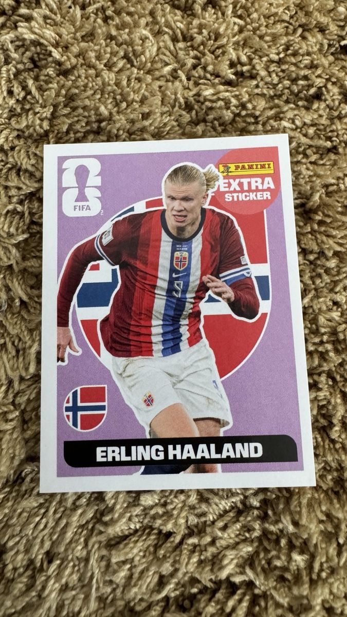 Panini Carte collezionabili: Panini Extra Sticker Erling Haaland – Nuovo e nell'imballaggio originale da basel venduto da sak12345