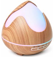 Aroma Diffuser 500ml braun Holzoptik mit LED