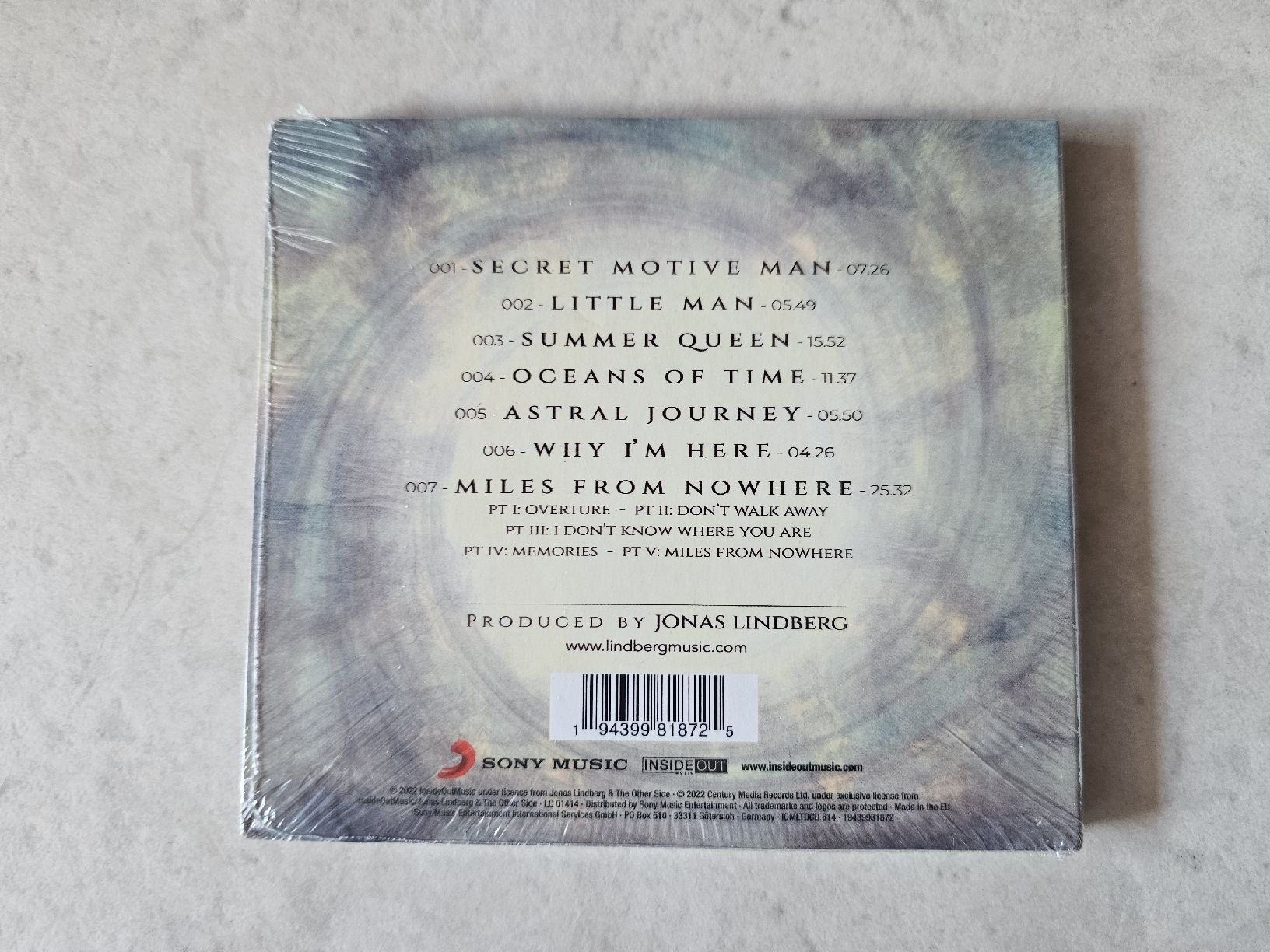 CD: Jonas Lindenberg & The Other Side - Miles From Nowhere / OVP – Nuovo e nell'imballaggio originale da Schneisingen venduto da backstore24 1