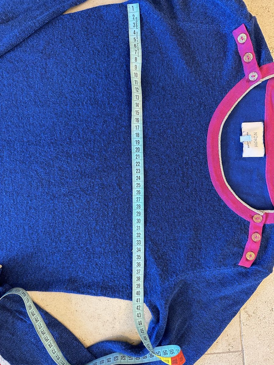 Pullover & Sweatshirts: Damen Pullover NÜMPH blau Grösse S gebraucht – Gebraucht aus Buchs SG von Sunie 4