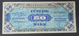 50 MARK / DEUTSCHLAND 1944 (KN 9-stellig, mit "F") RAR
