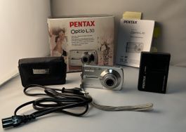 Pentax Optio L30 Digitalkamera 7MP 3x Zoom Box Zubehör