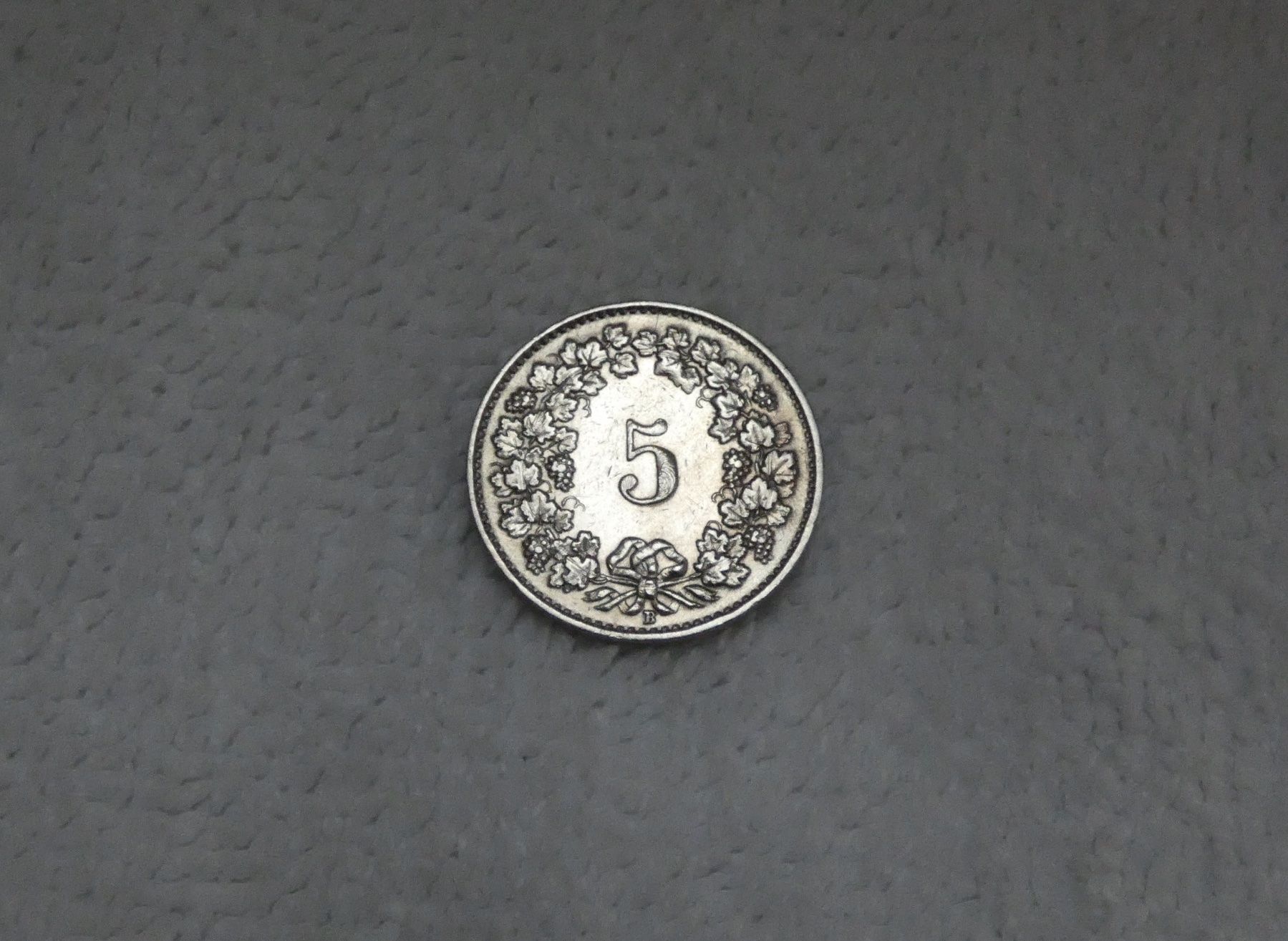 Tutti le monete: 5 centimes/rappen 1925 – Usato da Nyon venduto da Ilmi09 1