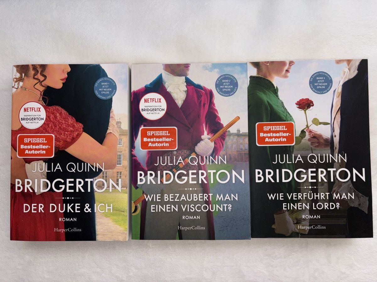 Libri: Buch set Bridgerton Band 1-3 – Nuovo e nell'imballaggio originale da Steg VS venduto da sar_d9xt