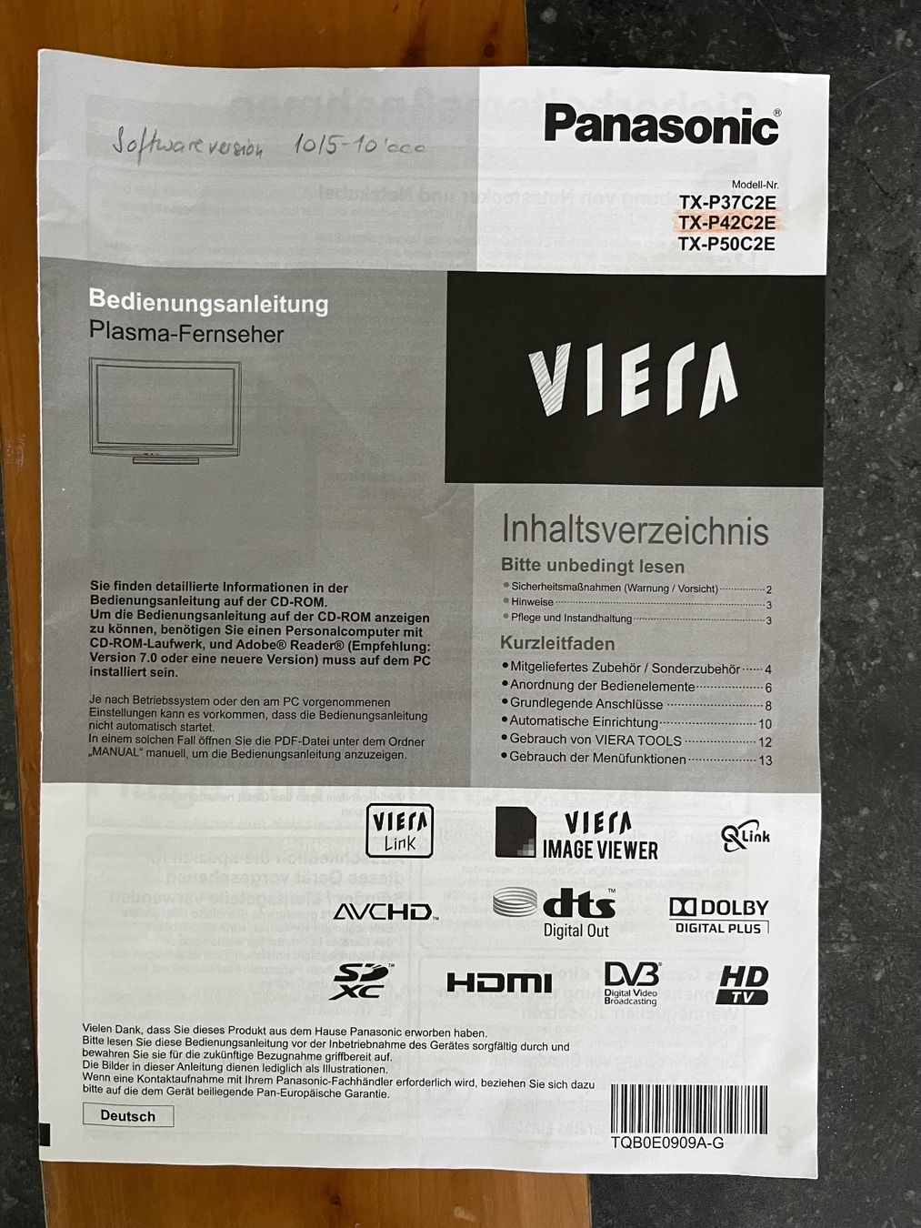 Panasonic Televisori: Gebrauchter Panasonic Viera Fernseher – Usato da Bottenwil venduto da tob_f5yd 1