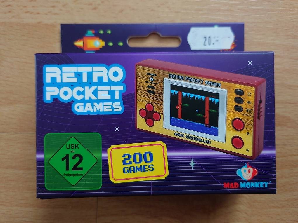Console: Mad Monkey Retro Pocket Games – Nuovo e nell'imballaggio originale da Leuzigen venduto da Darcry