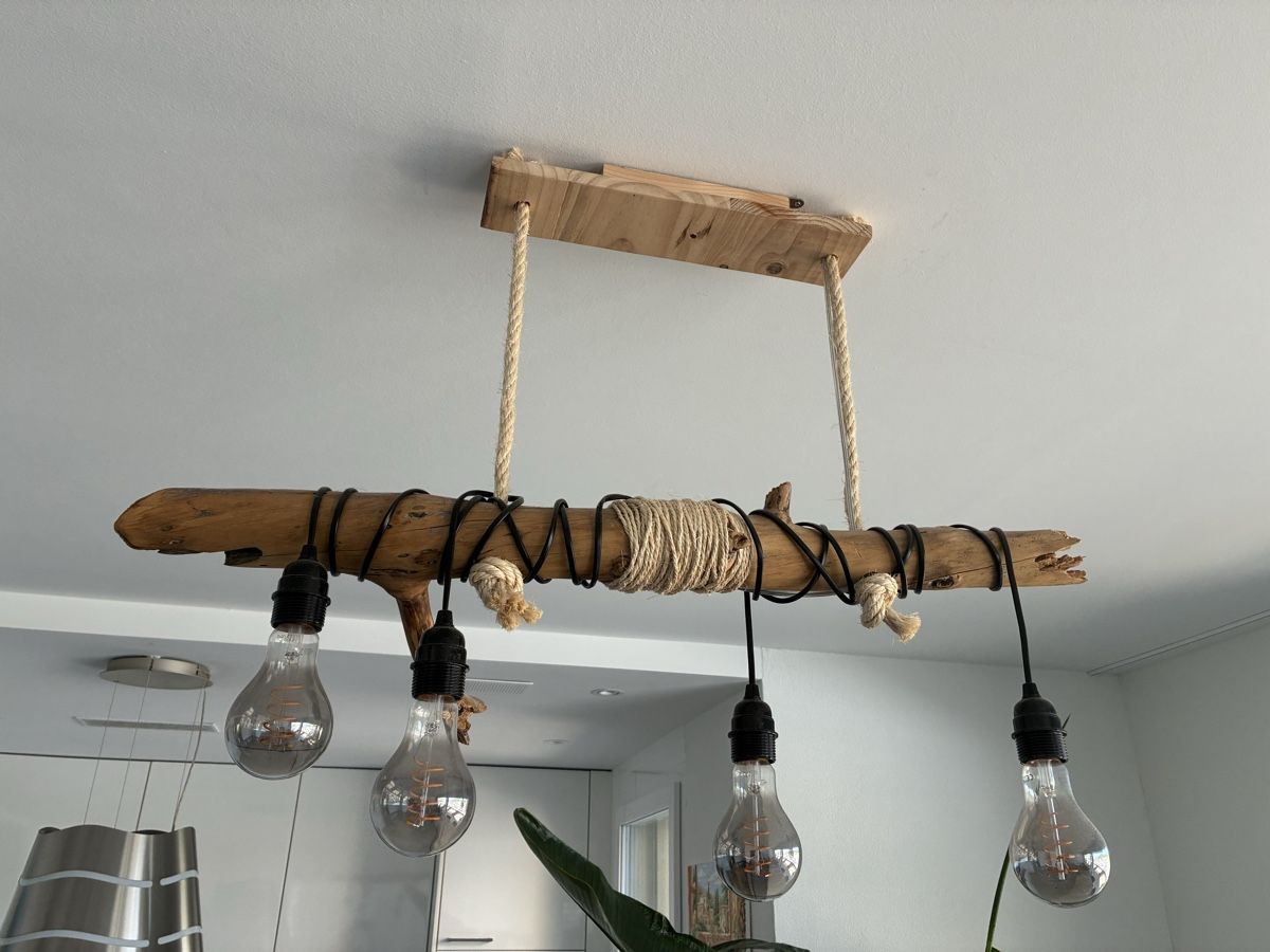 Lampadari & plafoniere: Schwemmholz Lampe - Unikat! – Usato da Gelterkinden venduto da Kikierenda 2