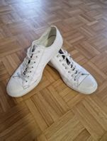Original Converse Schuhe Leder weiss 43