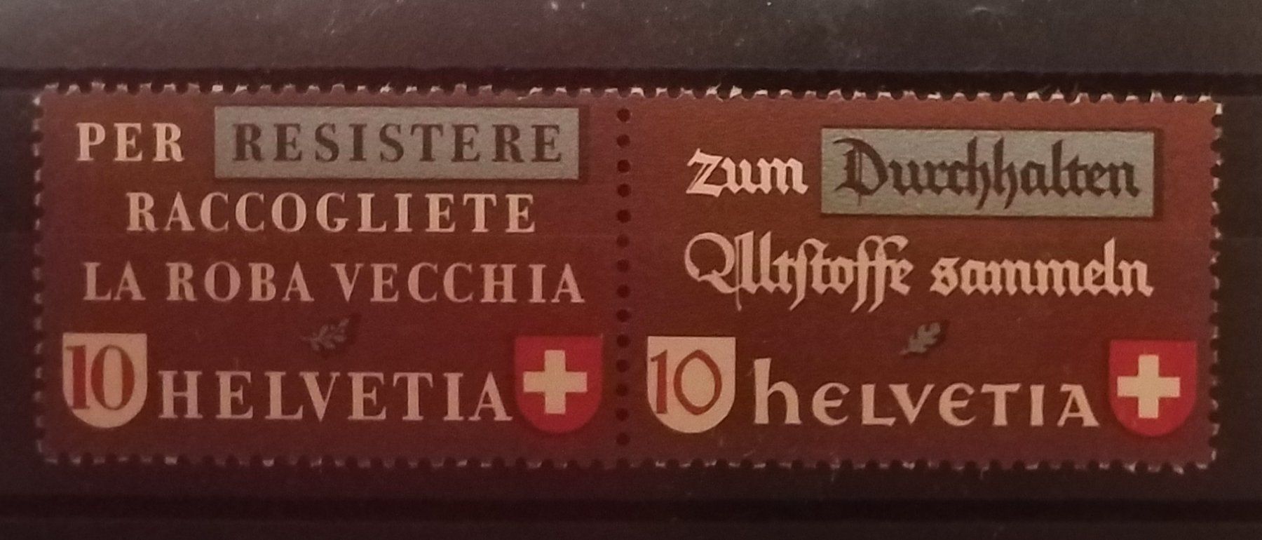Tutti i francobolli: 454) Z33d Altstoff postfrisch Kt. 30.- – Usato da Baden venduto da Eggi