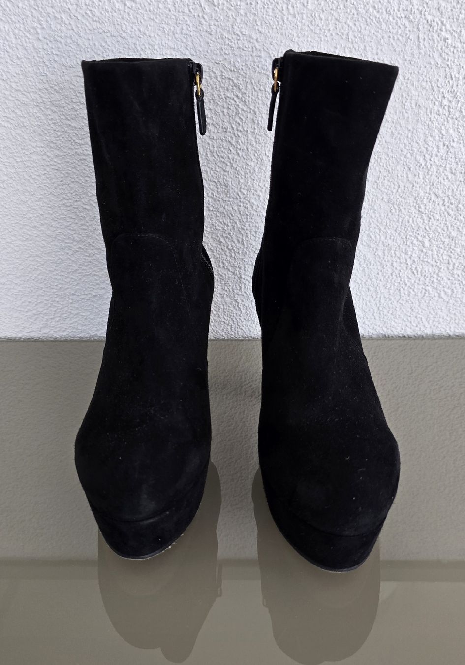 Stuart Weitzman Scarpe da donna: Stiefelette Stuart Weizmann 37 schwarz Wildleder – Nuovo e nell'imballaggio originale da Untereggen venduto da cla_kb2w 1