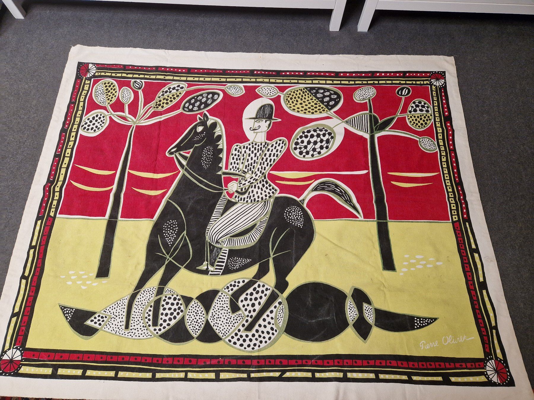 Tapis: Teppich Bild Pierre Olivier – D'occasion à Seedorf BE par Stibutz 1