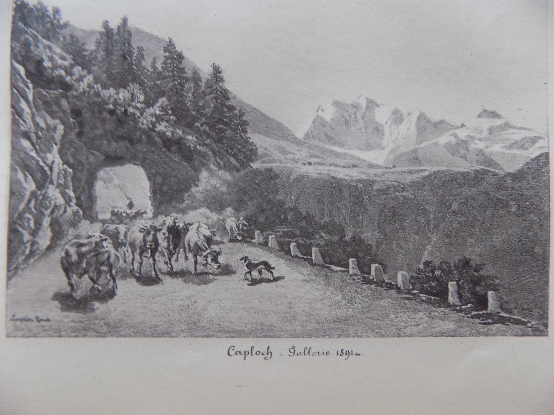 Gravures: Caploch Simplon Route – D'occasion à Risch par Rischli15 2