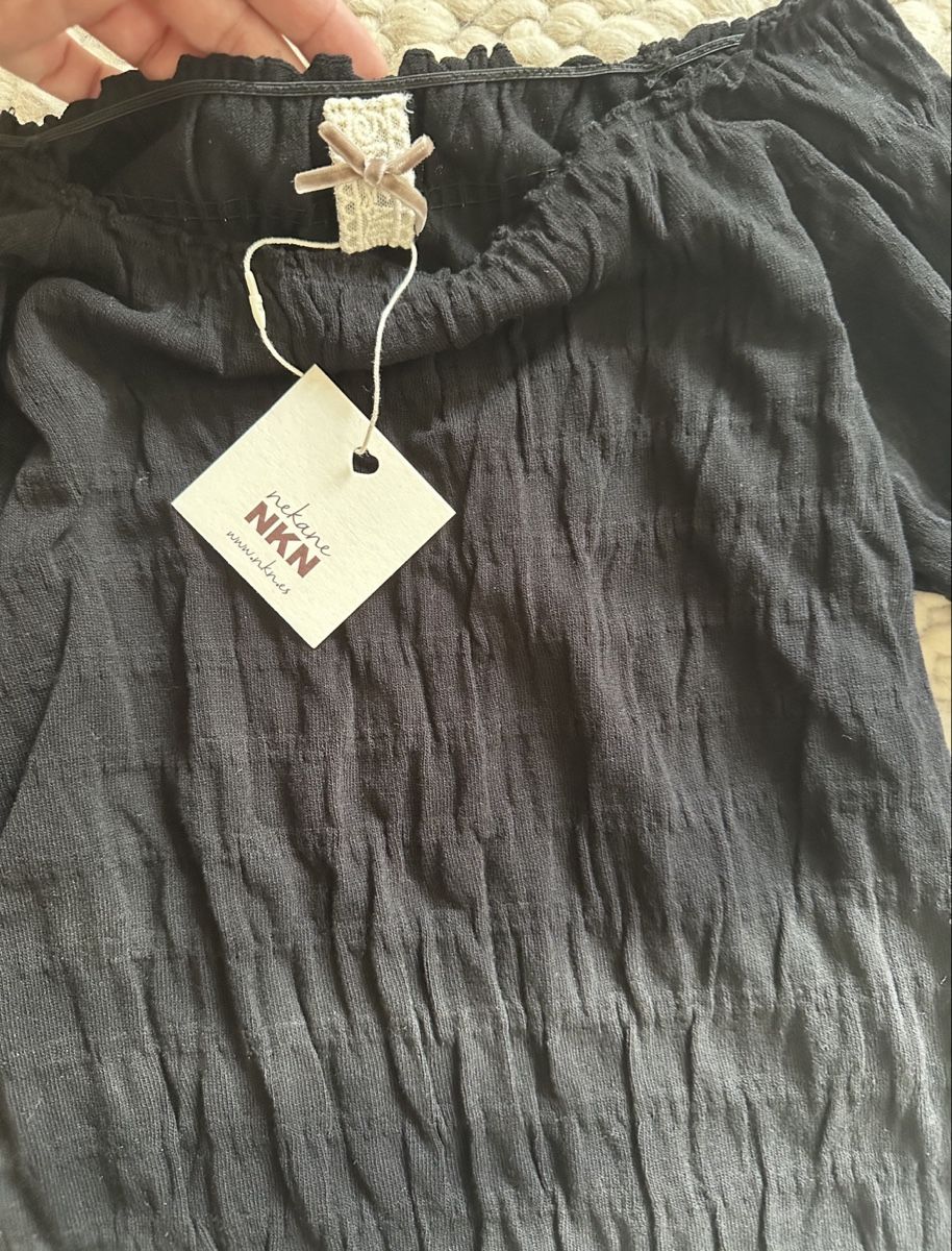 Camicette: OFF-SHOULDER BLUSE SCHWARZ – NEU – Nuovo e nell'imballaggio originale da Schaffhausen venduto da rot_yyy7 3
