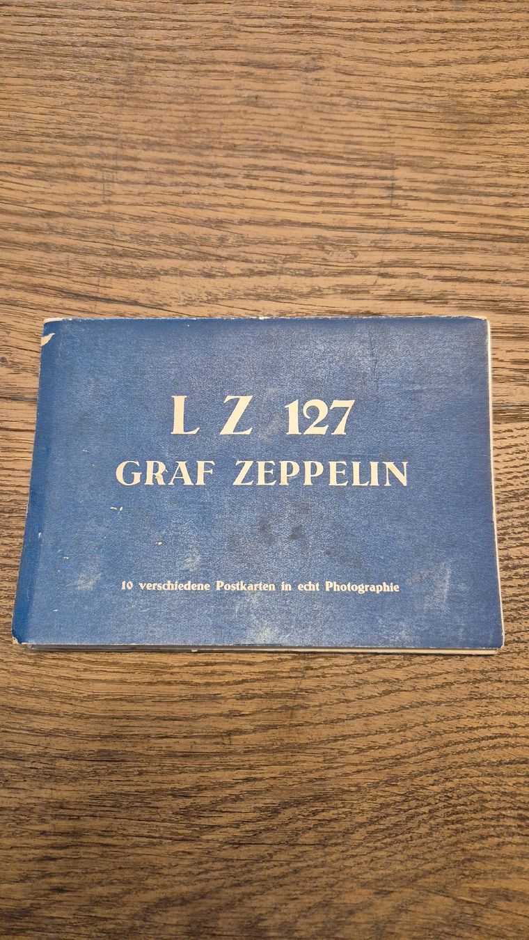Cartoline postali: LZ 127 Zeppelin-Postkarten-Set um 1930 – Usato da Ersigen venduto da cubalibre11