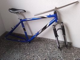 K2 ZXS3 Rahmen-/Gabel-/Teile-Set 45 cm/18" Guter Zustand