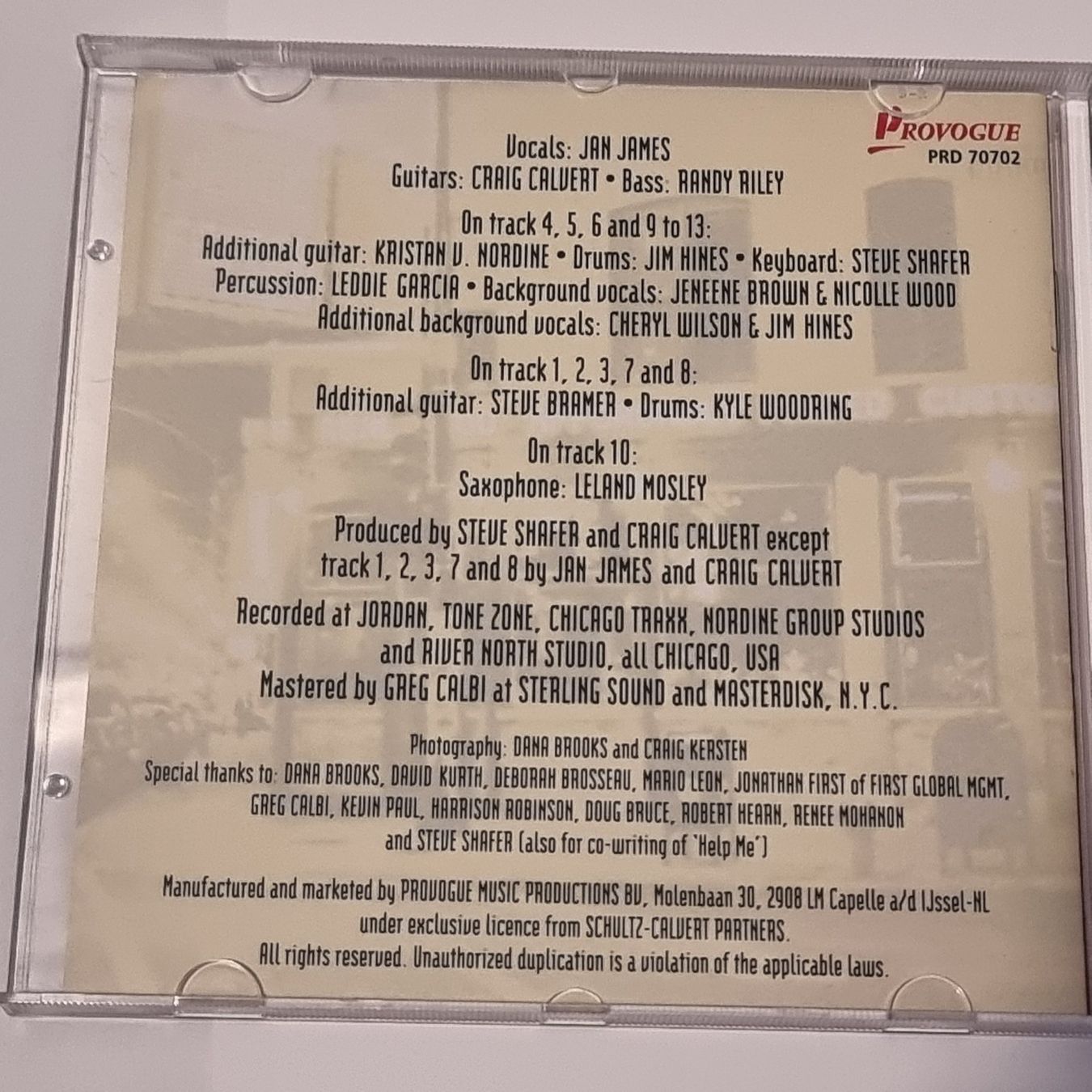 CD: Jan James - Last Train (CD) – Usato da Villigen venduto da Tschachtlan 3