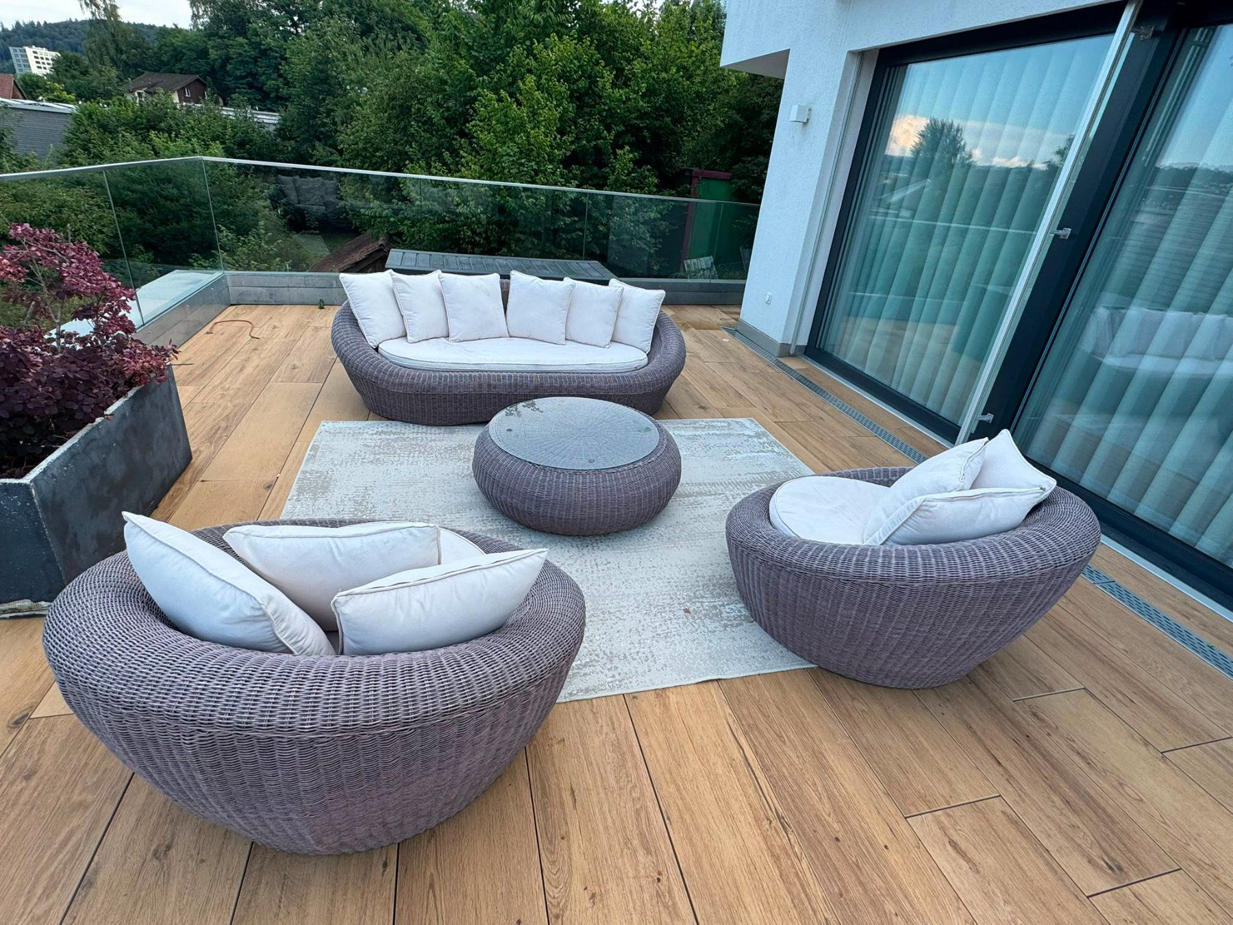 Sofas: Gartenmöbel Set Korbmöbel Sofas Sessel Tisch Kissen – Gebraucht aus Suhr von fas1992 1