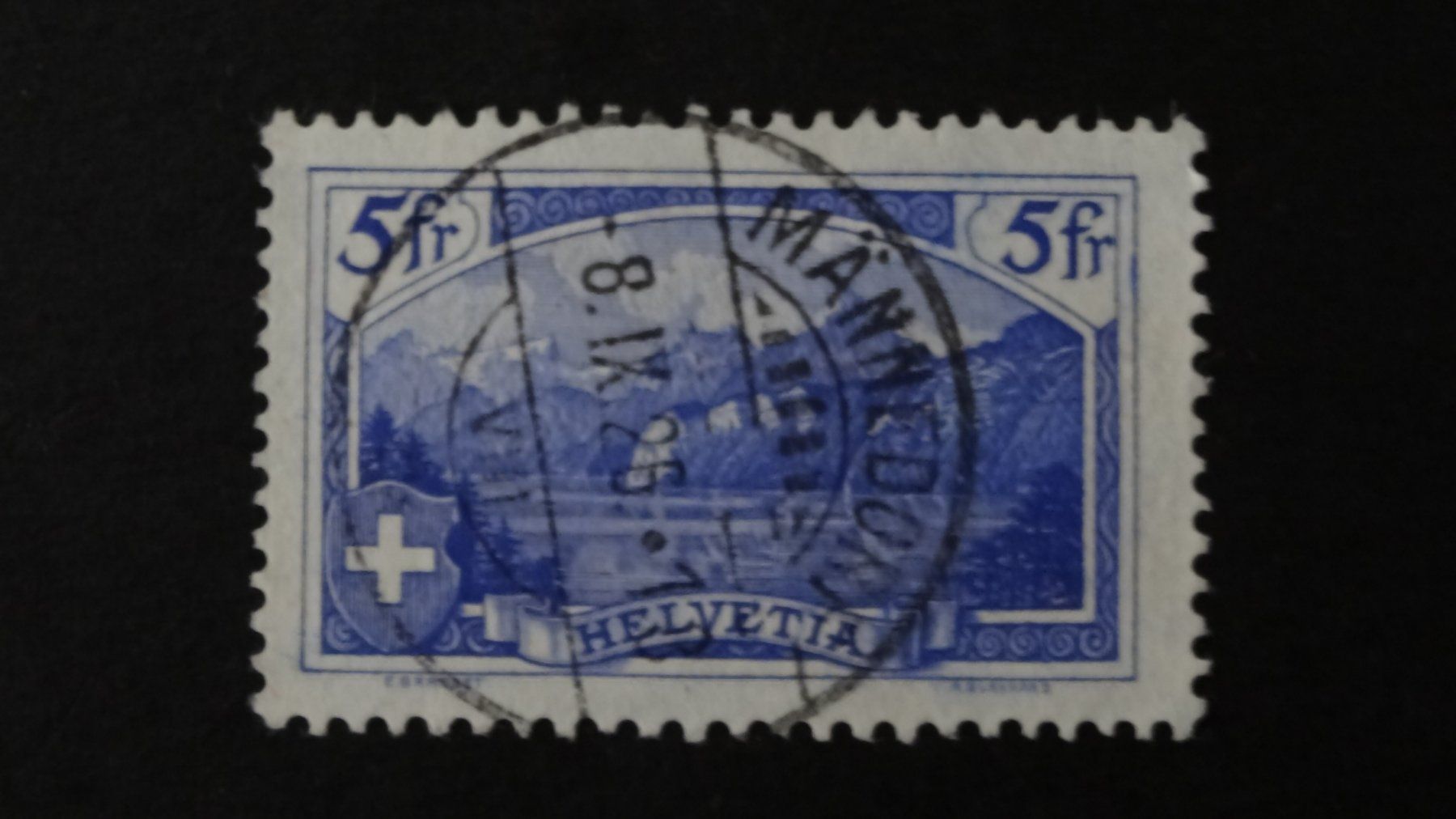 Alle Briefmarken: Vollstempel MÄNNEDORF  8.IX.26   27 – Gebraucht aus Anwil von zuggi57