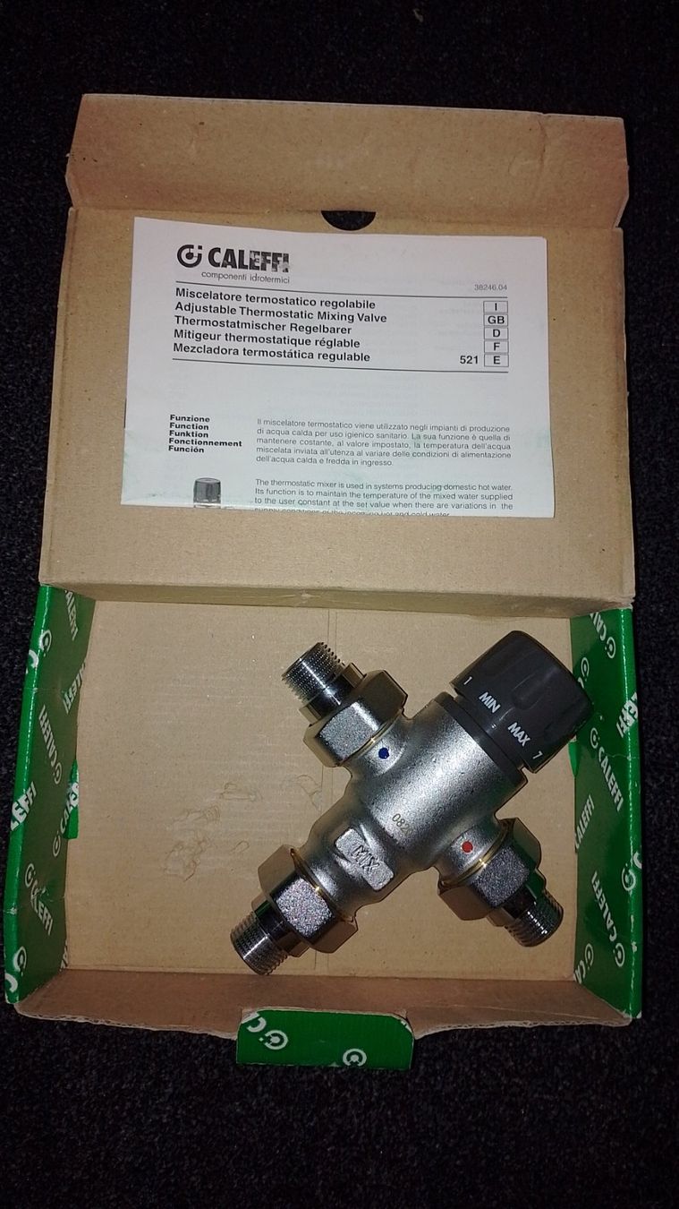 Rubinetteria: Thermomischer Caleffi 521 – Nuovo (secondo la descrizione) da Bütschwil venduto da brasseriehocker