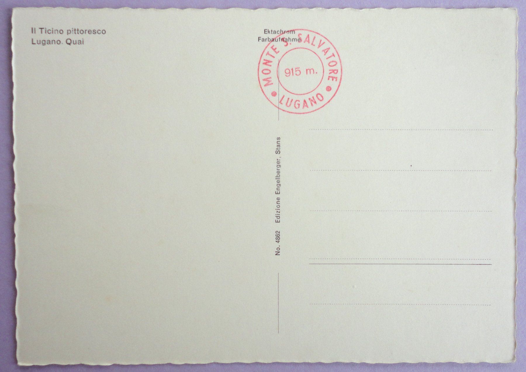 Cartoline postali: Lugano Quai – Usato da Fétigny venduto da Billy2miny 1