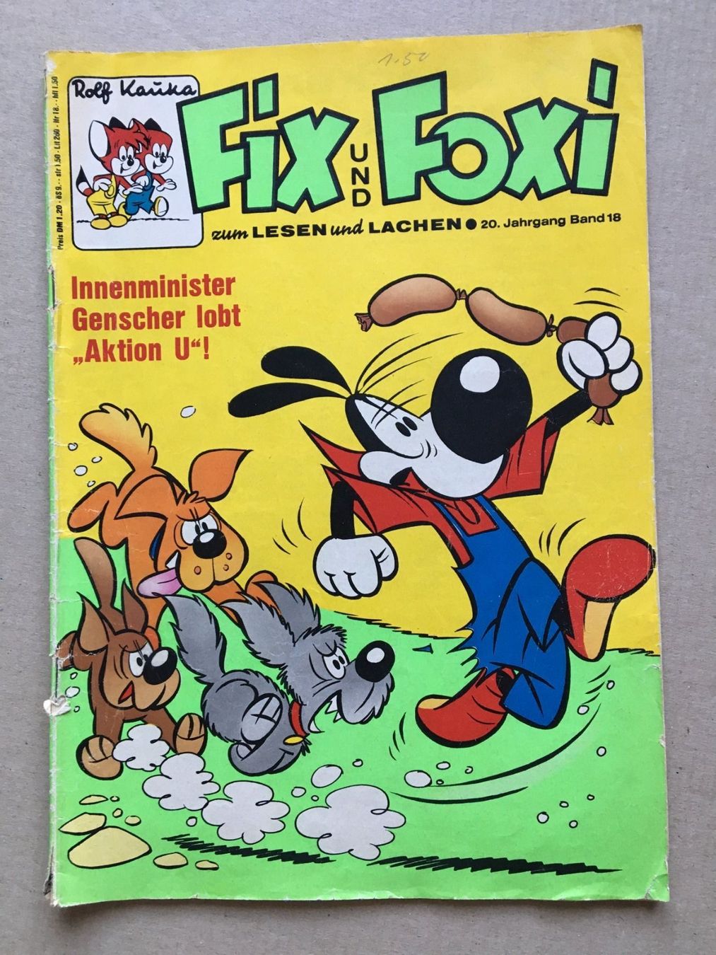 Fumetti: Fix und Foxi 1972 (20) 3 Heft – Usato da Pratteln venduto da 66werni