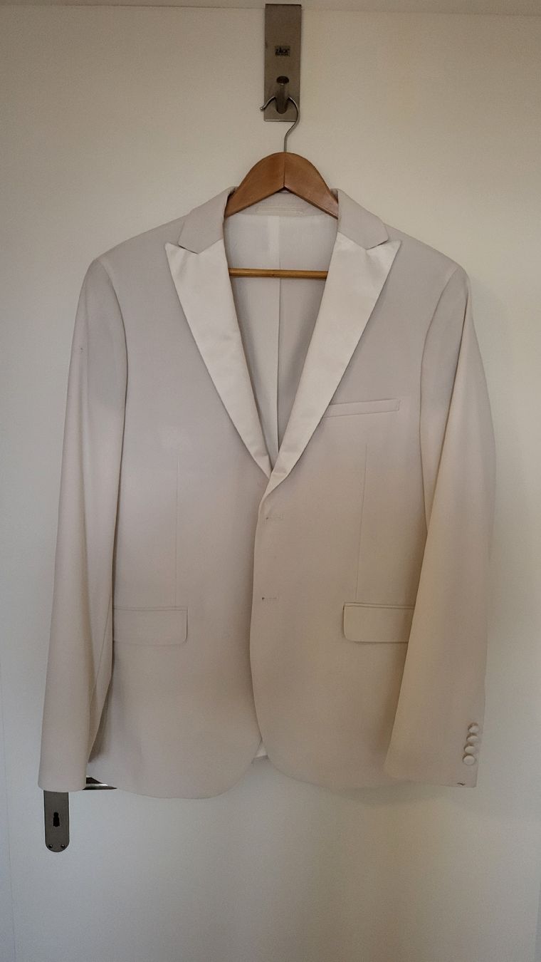 We Completi: Veste de costume blanche WE taille 50 – Nuovo e nell'imballaggio originale da Villars-sur-Glâne venduto da ism_5yyv