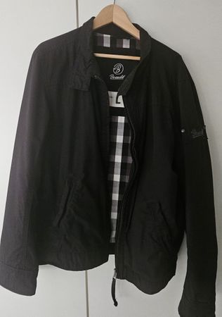 Brandit Jacke schwarz Grösse L