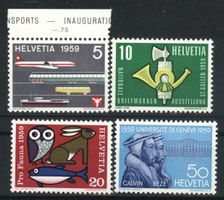 1959, Werbe- und Gedenkmarken **