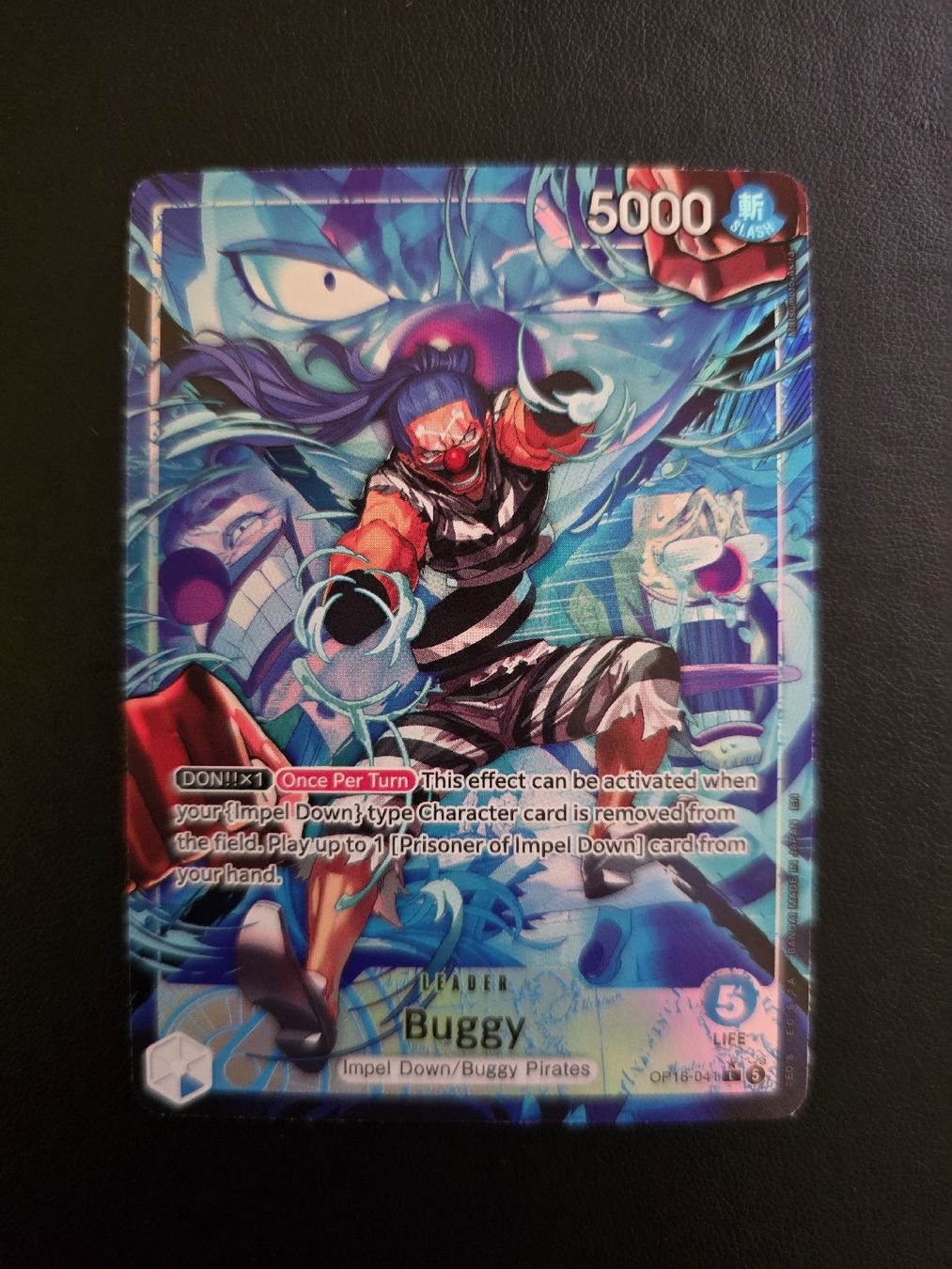 Bandai Carte collezionabili: Carte One Piece Buggy LEADER état neuf – Nuovo (secondo la descrizione) da Cointrin venduto da PokeAku