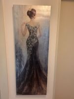 Leinwandbild Dame im Abendkleid