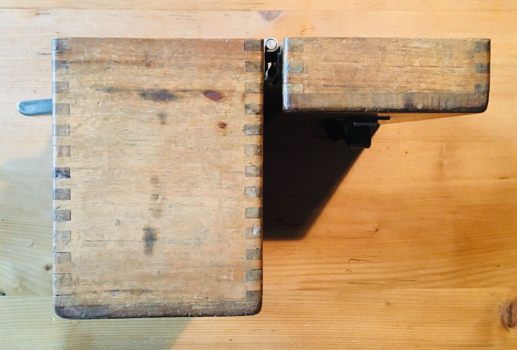 Barattoli: Superbe boite ancienne en bois – Usato da Cornaux NE venduto da THX01 2