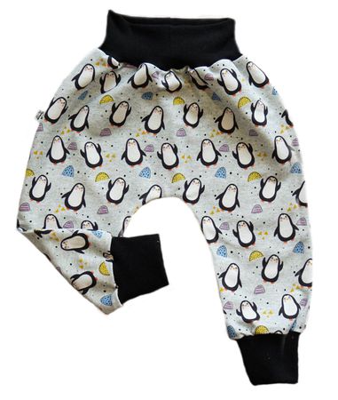 Sweat Pumphose mit Süsse Pinguin Gr.74/80 - NEU