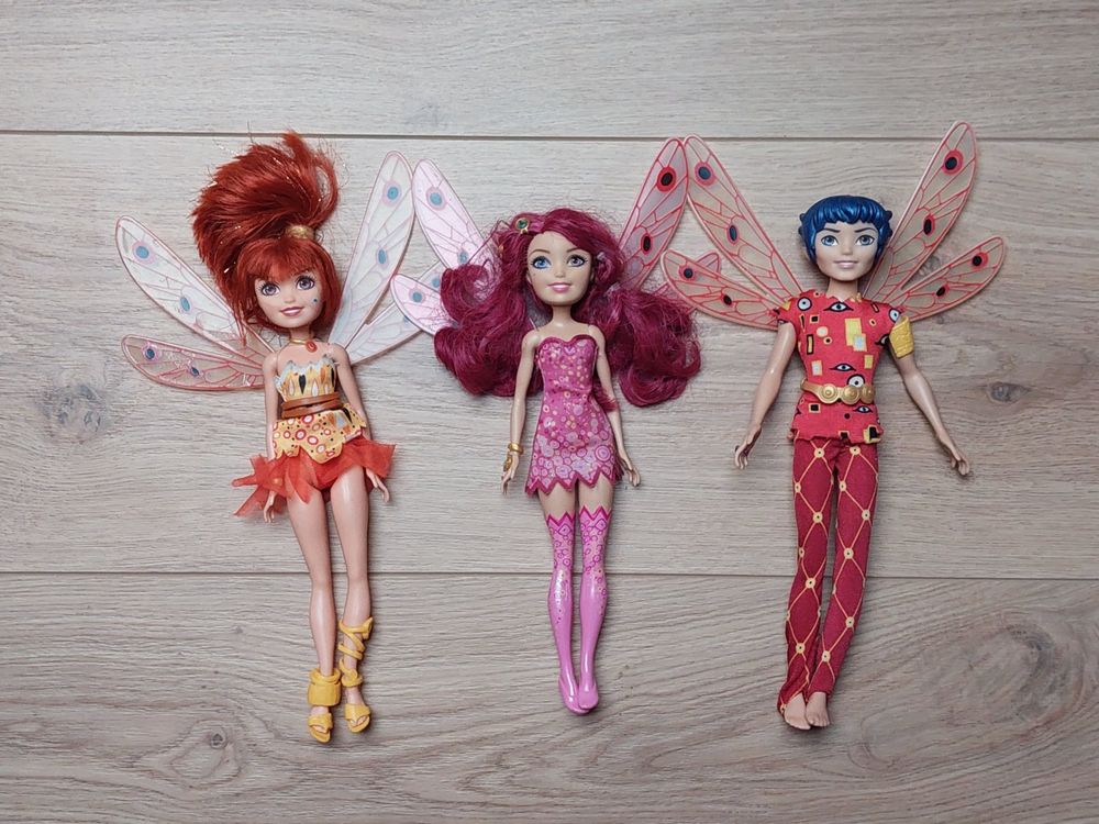 Mattel Mia And Me Shiva Puppe – Mit Beweglichen Flügeln, Goldfarbenem Haar & Blumengeschmücktem Kleid, Ab 3 Jahren