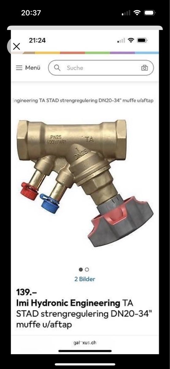 Tutti gli attrezzi: Regelventile Heizung TA-Hydronics STAD Entleeradapter 3/4" – Nuovo e nell'imballaggio originale da Zofingen venduto da Angelomichael 1