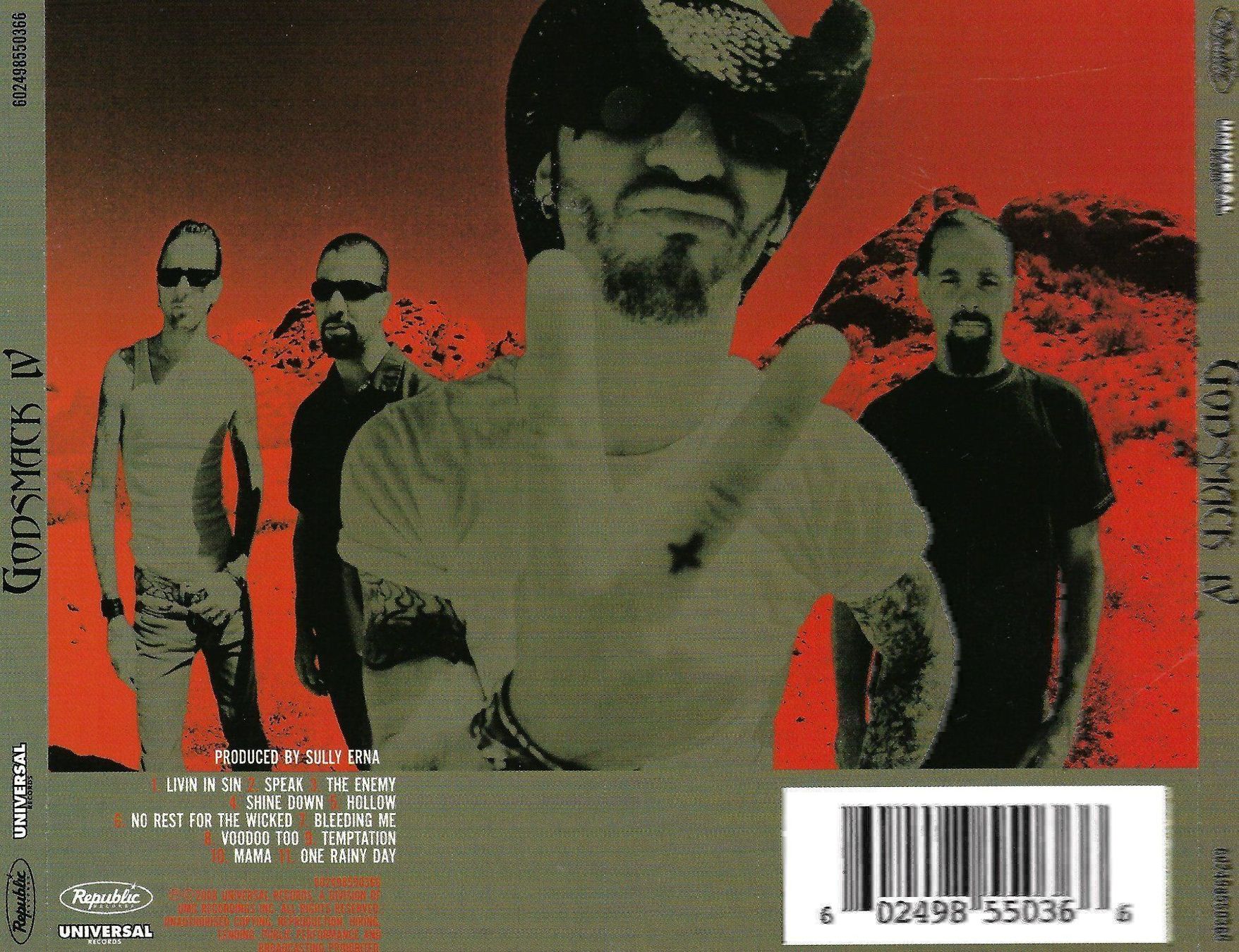 CD: CD: GODSMACK - IV – Usato da Rotkreuz venduto da groeli69 1