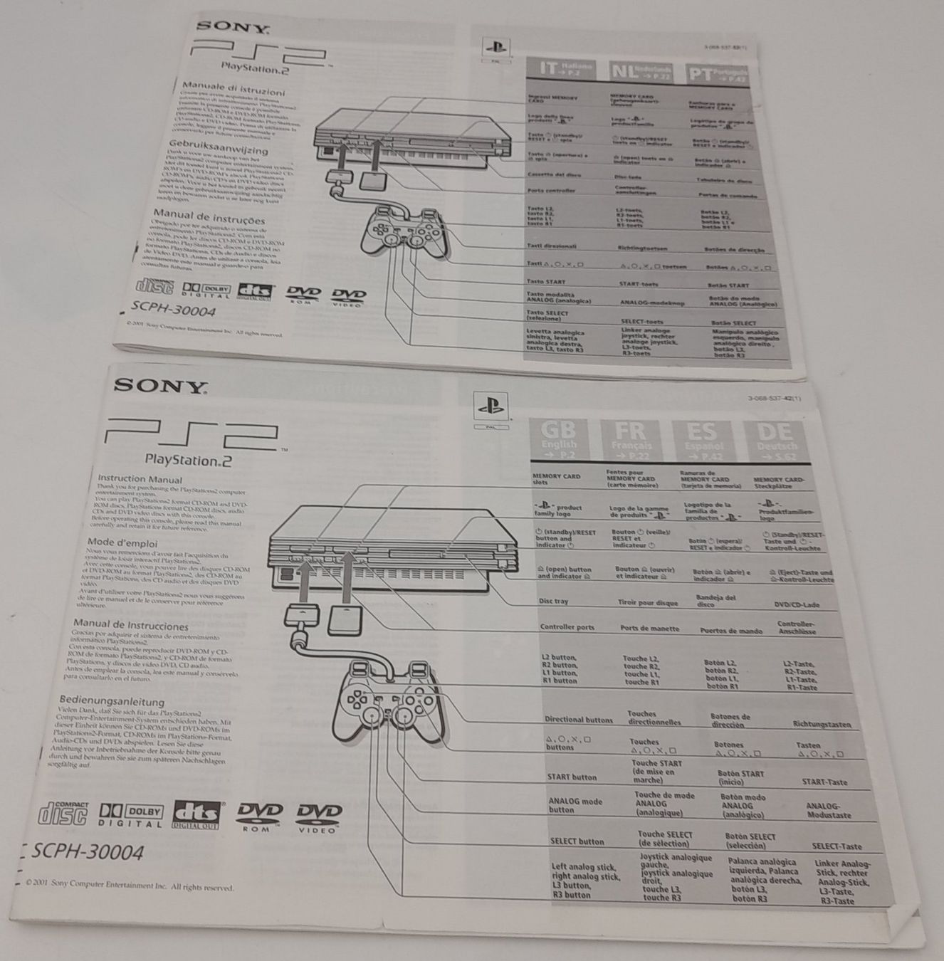 Sony Konsolen: Modes d’emploi Sony pour PS2 SCPH-30004 – Gebraucht aus St-Sulpice VD von Davyd-a-Doc
