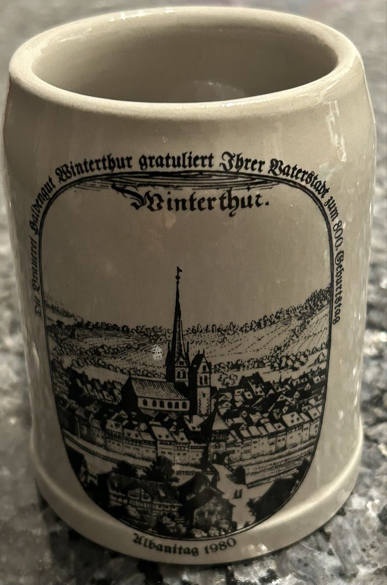 Haldengut Bicchieri: ***Sammler-Bier-Krug Winterthur*** – Usato da Winterthur venduto da stella67 1