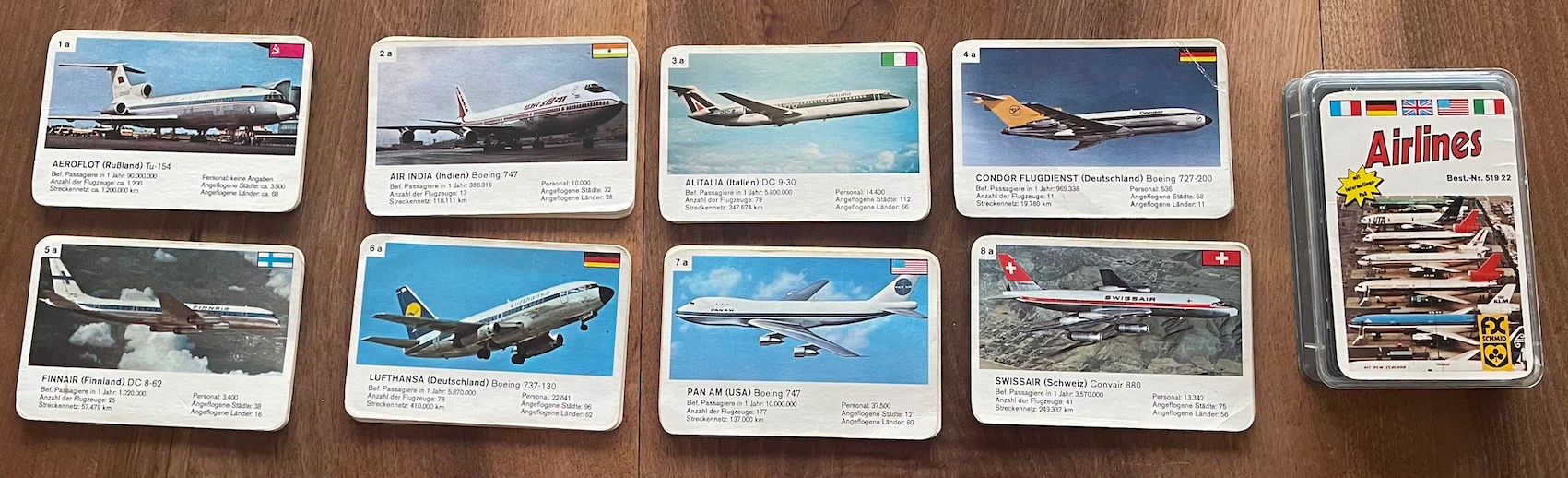 Giochi: Quartett AIRLINES – Usato da Burgdorf venduto da Bsb7 1