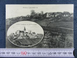 RUINE LANDSKRON UND SCHLOSS VOR DER ZERSTÖRUNG WELTPOSTVEREI