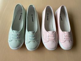 Schuhe von Graceland Grösse 37 hellgrün und rosa