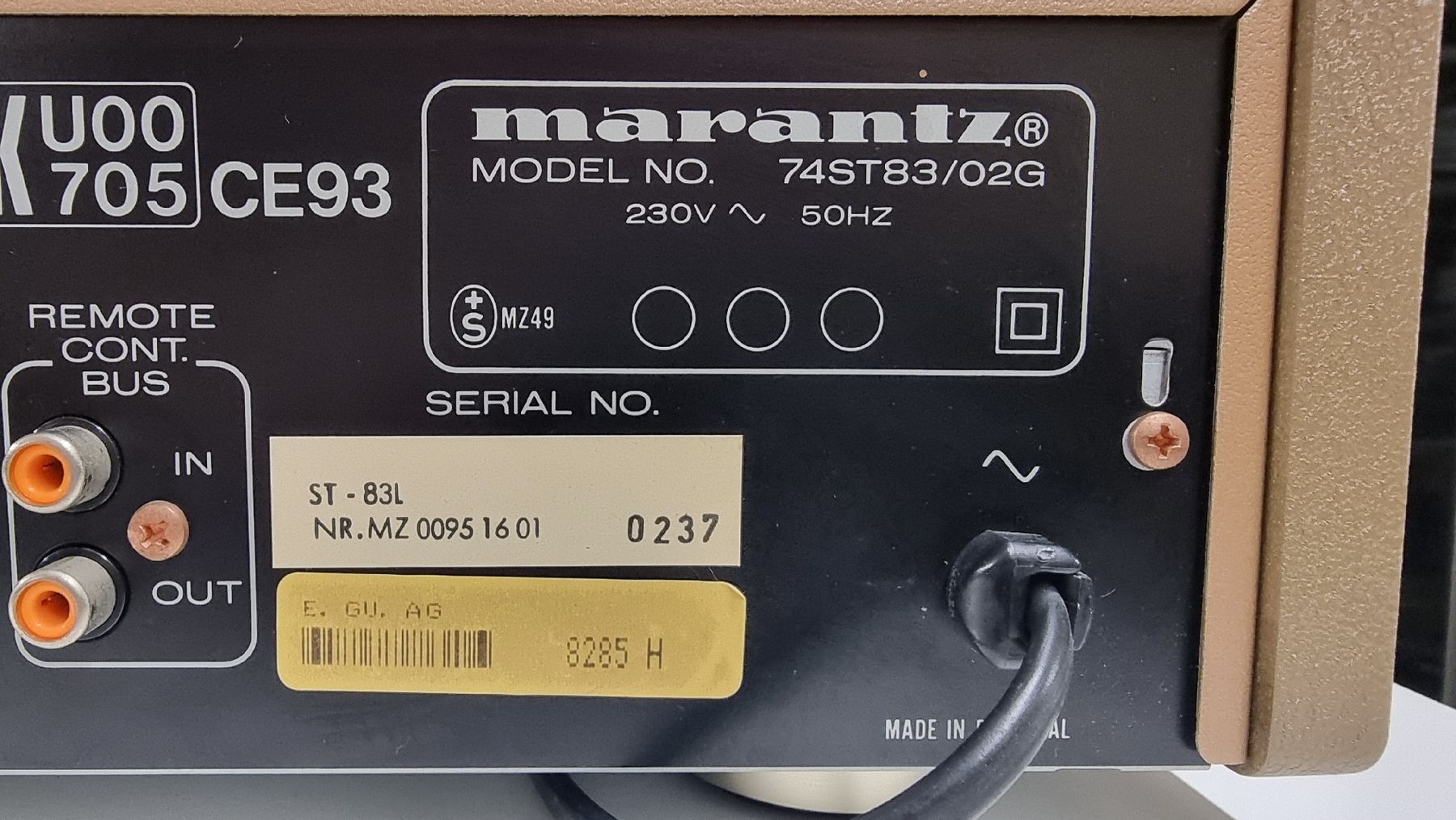 Radio: Marantz Tuner ST-83 – Usato da Schöfflisdorf venduto da Silvervintage.CH 9