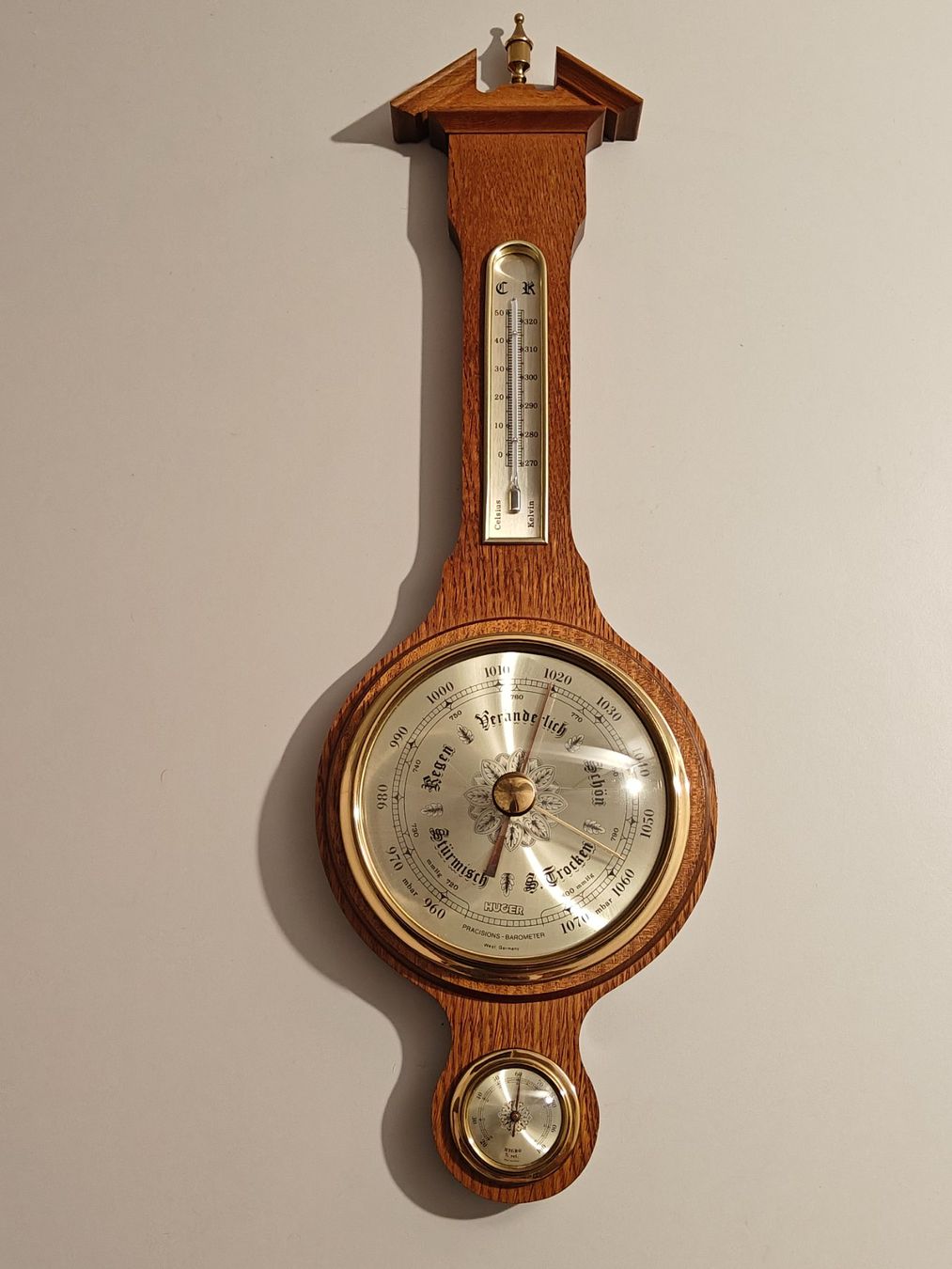 Altri elettrodomestici e apparecchi d’epoca: Wetterstation Huger - Barometer Thermometer Hygrometer – Usato da Birr venduto da DisDas 1
