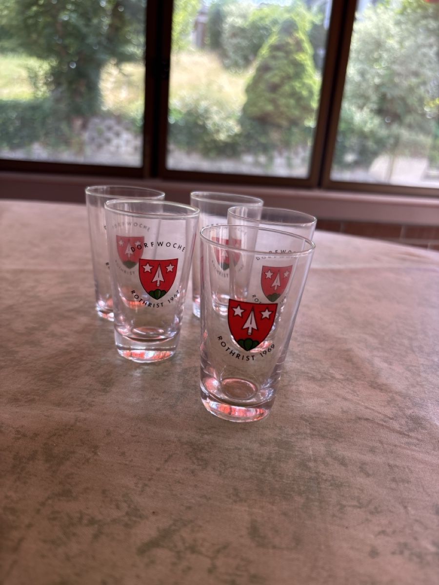 Gläser: Schnapsglas Rothrist DorfWoche  – Gebraucht aus Rothrist von Michellehegg