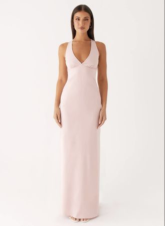 Peppermayo Desi Halterneck Dress Pink S