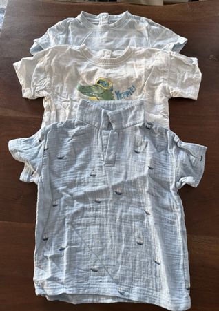 3 T-Shirts Manor Lindex Grösse 92-98 gebraucht
