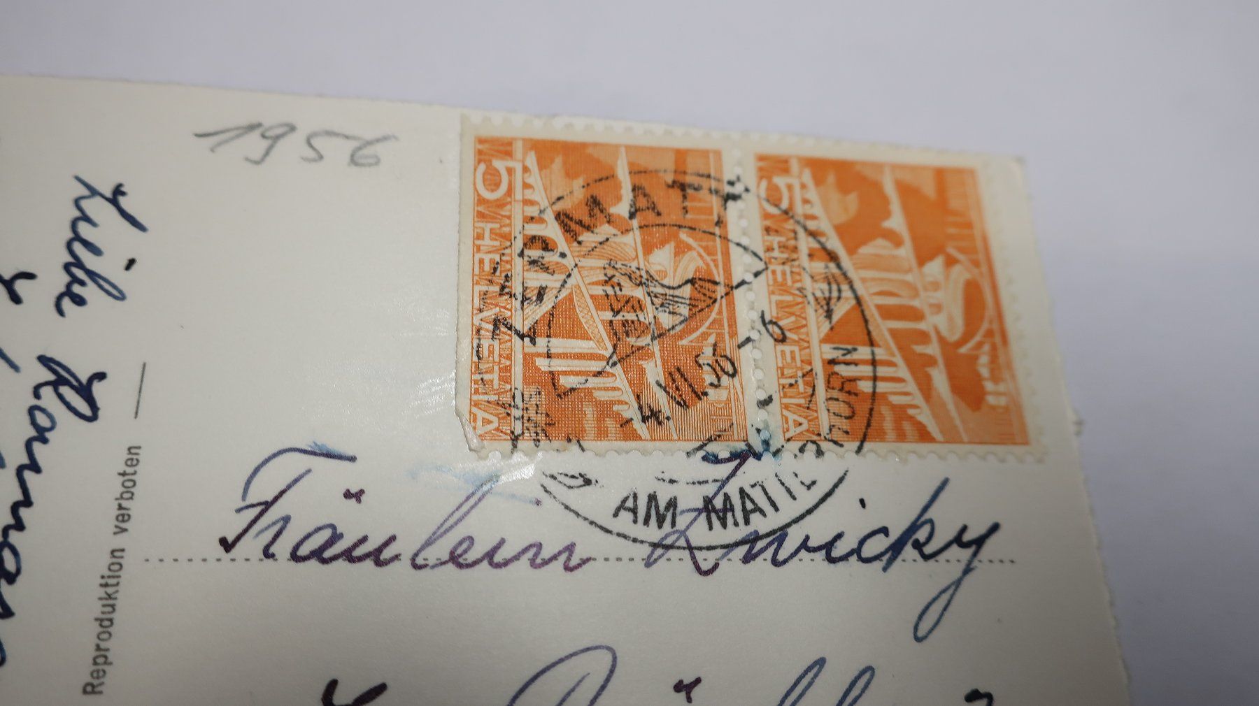 Cartoline postali: Zermatt mit Matterhorn – Usato da Cormoret venduto da Pascalll2001 3