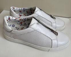 New  Leather white shoes size 37 (insole 24,5 cm)