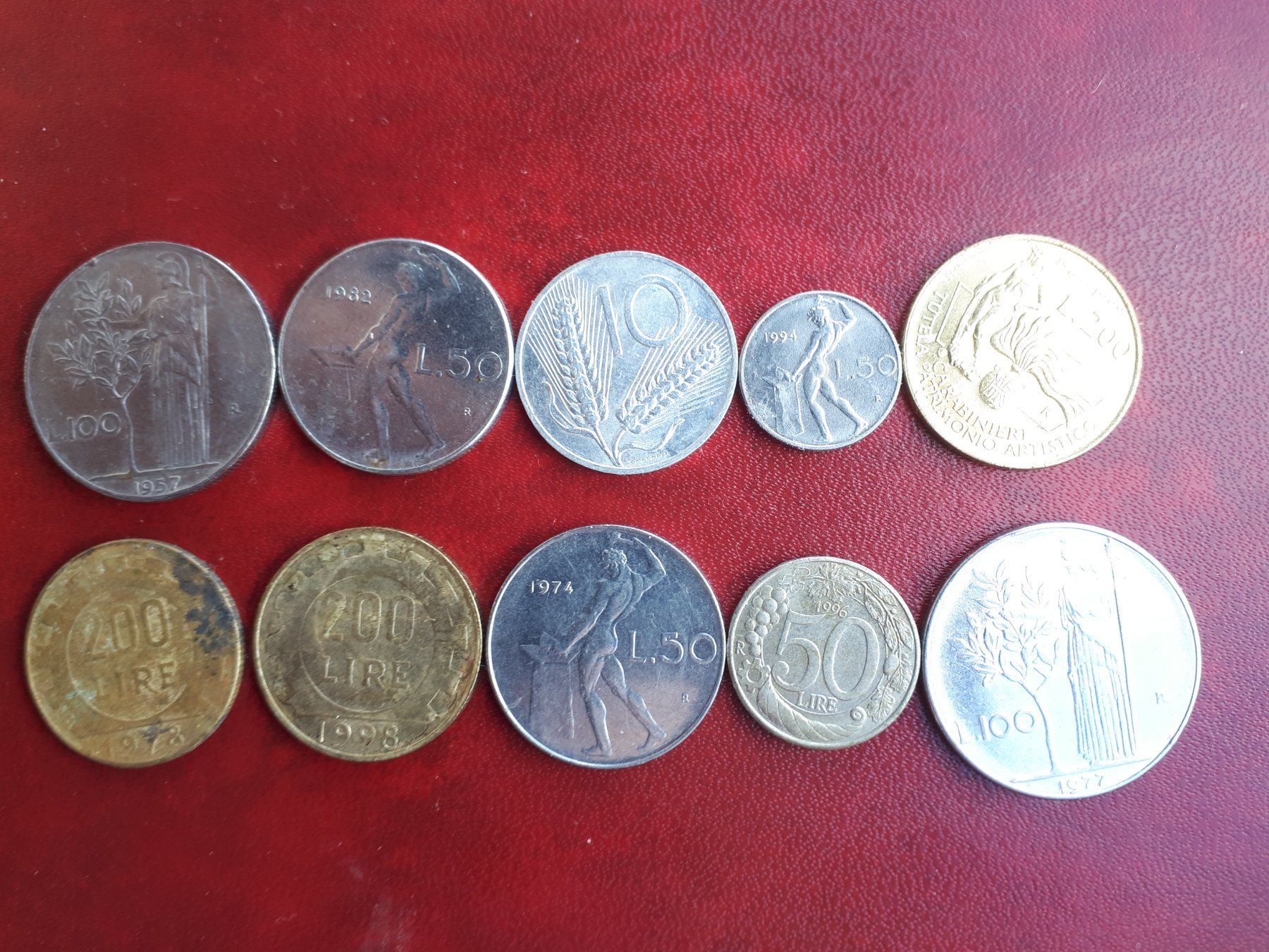 Tutti le monete: Lire Diverse Münzen 10 Stk. – Usato da Dürnten venduto da kuh_7mdq