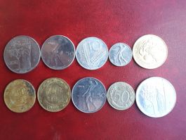 Lire Diverse Münzen 10 Stk.